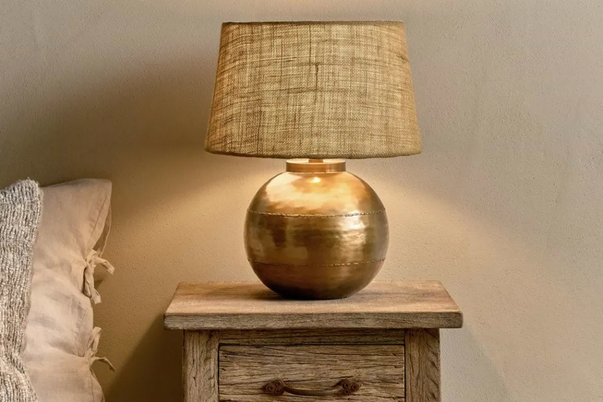 Rasan Table Lamp - Antique Brass