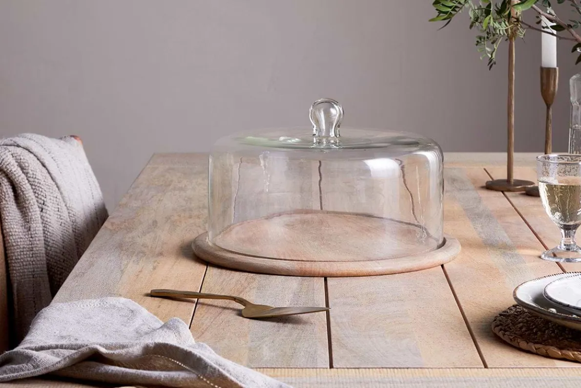 Recycled Glass Cake Dome