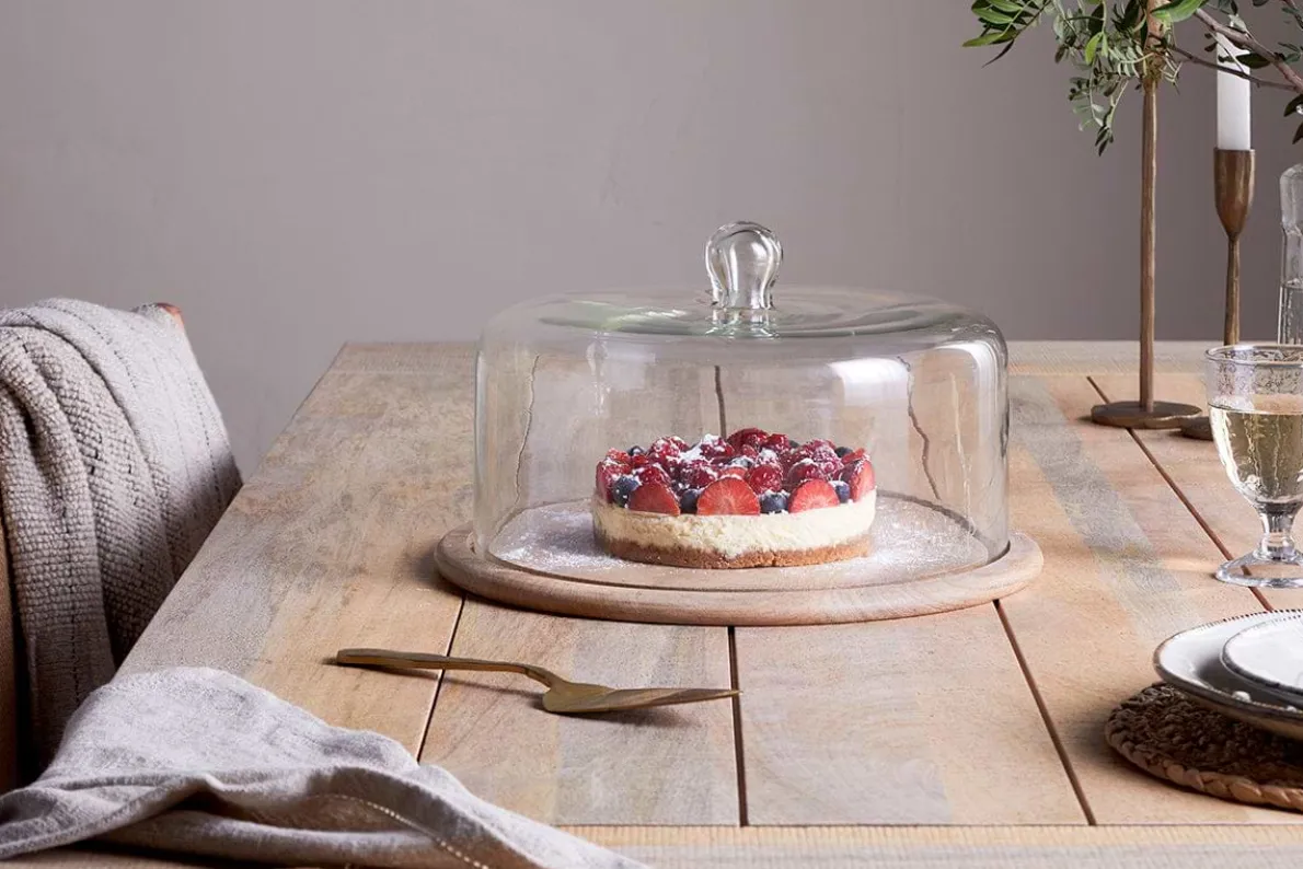 Recycled Glass Cake Dome