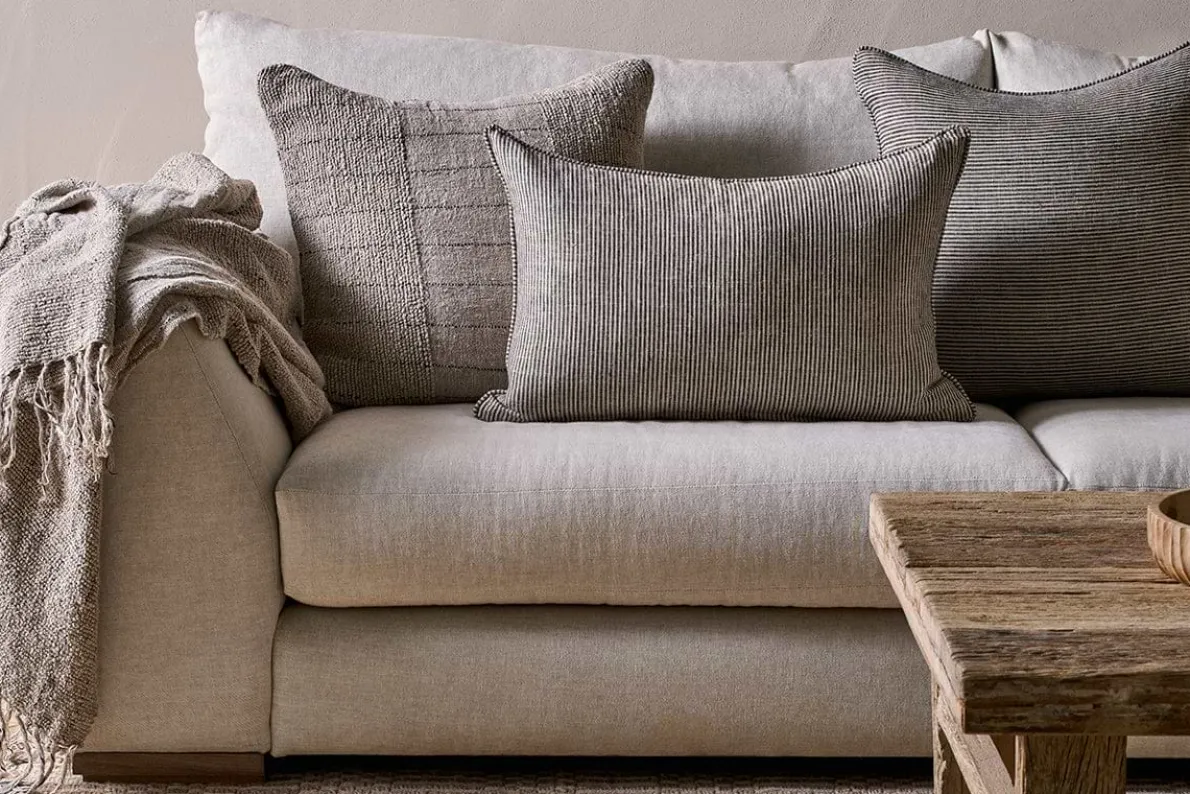Repudi Linen Cushion Cover - Soft Grey