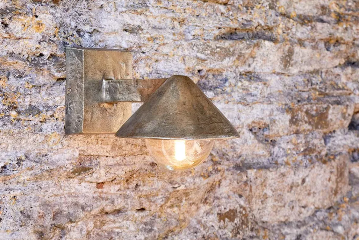 Rhya Outdoor Wall Lamp - Antique Brass