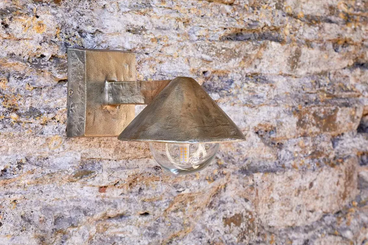 Rhya Outdoor Wall Lamp - Antique Brass