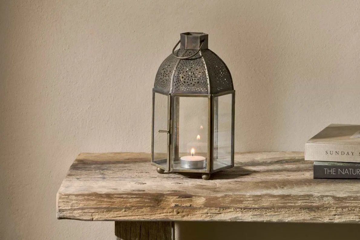 Sabra Lantern - Aged Antique