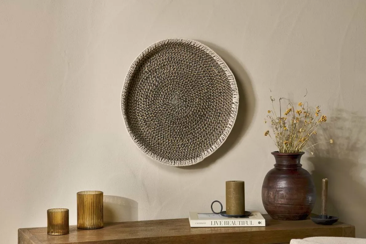 Sadie Basket Wall Art - Black & Natural
