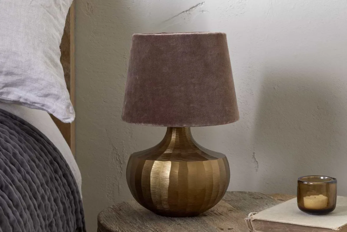 Sakiti Cast Aluminium Table Lamp - Antique Brass
