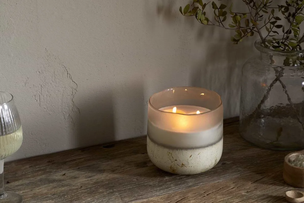 Sea Salt & Moss 3 Wick Scented Candle