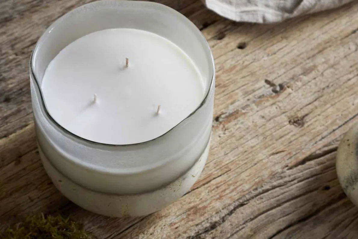Sea Salt & Moss 3 Wick Scented Candle