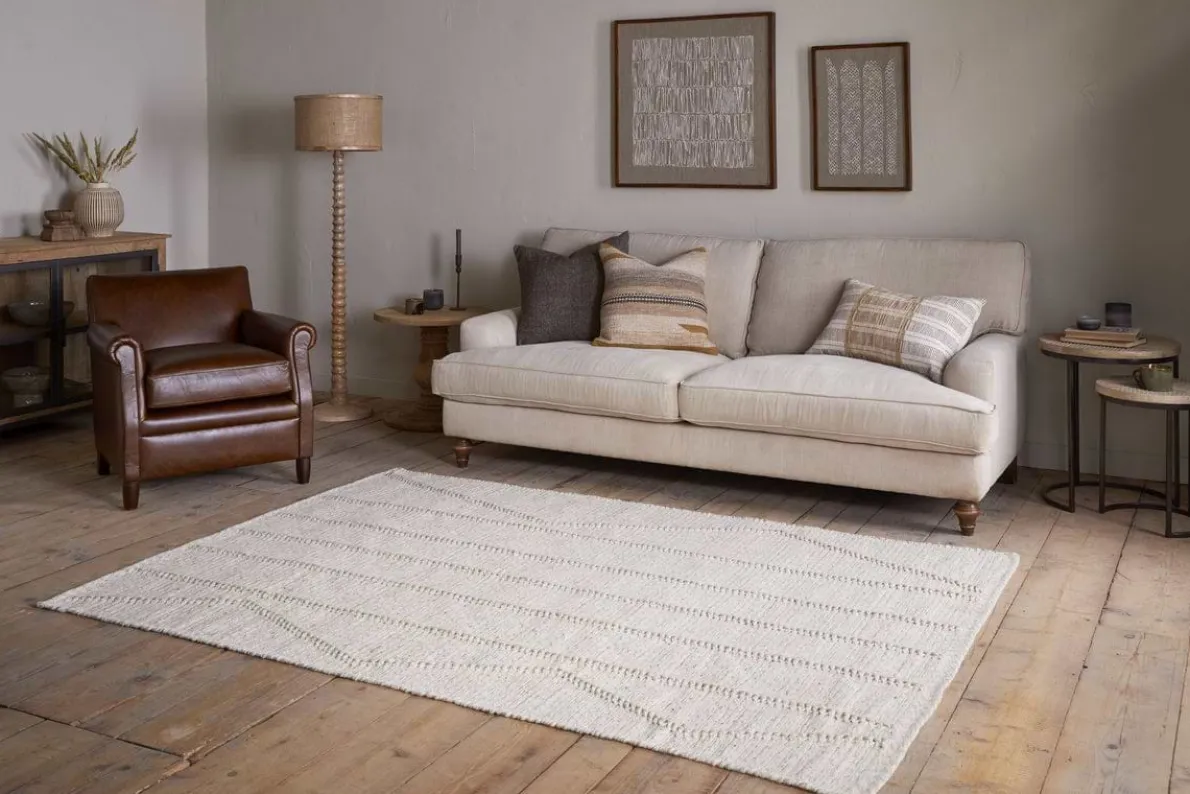 Shanti Wool & Cotton Rug - Natural