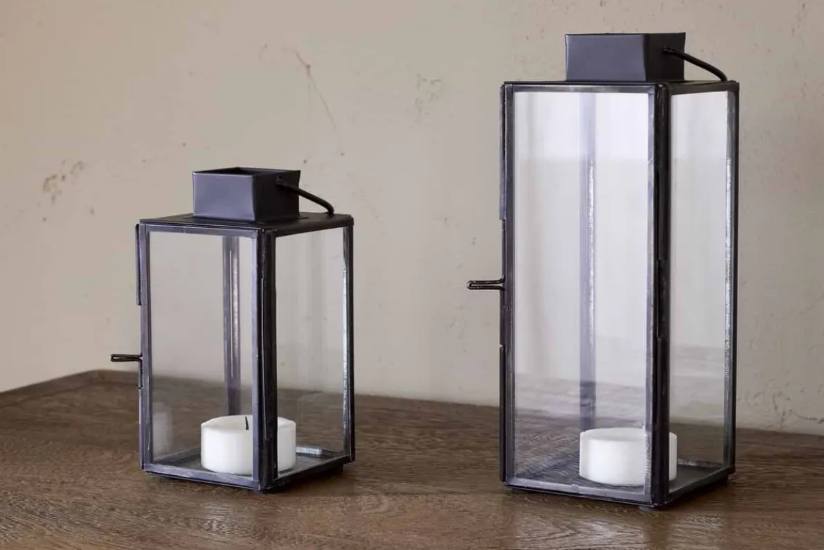 Sia Mini Table Lantern - Black