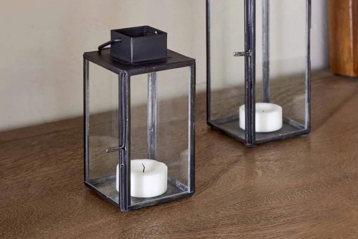 Sia Mini Table Lantern - Black