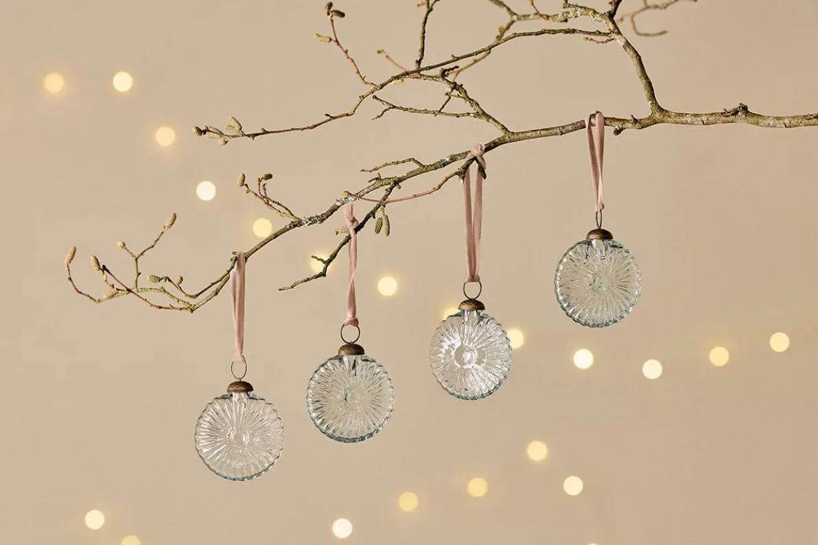 Sundara Baubles - Clear - (Set of 4)