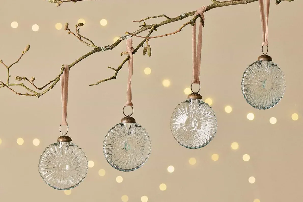 Sundara Baubles - Clear - (Set of 4)