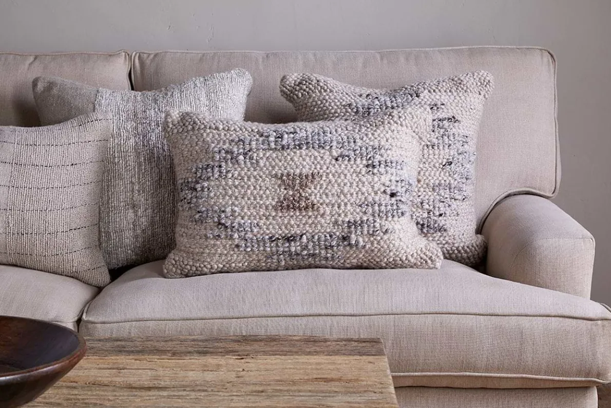 Tendai Cotton & Wool Cushion Cover - Natural