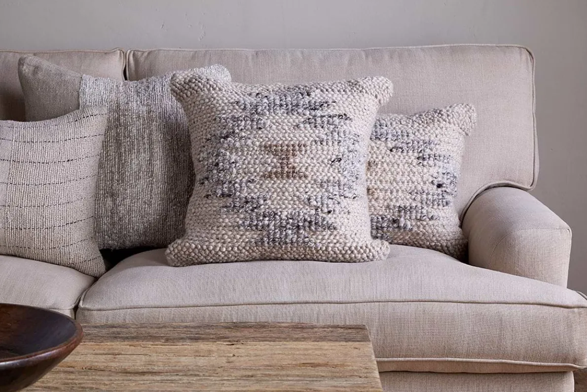 Tendai Cotton & Wool Cushion Cover - Natural