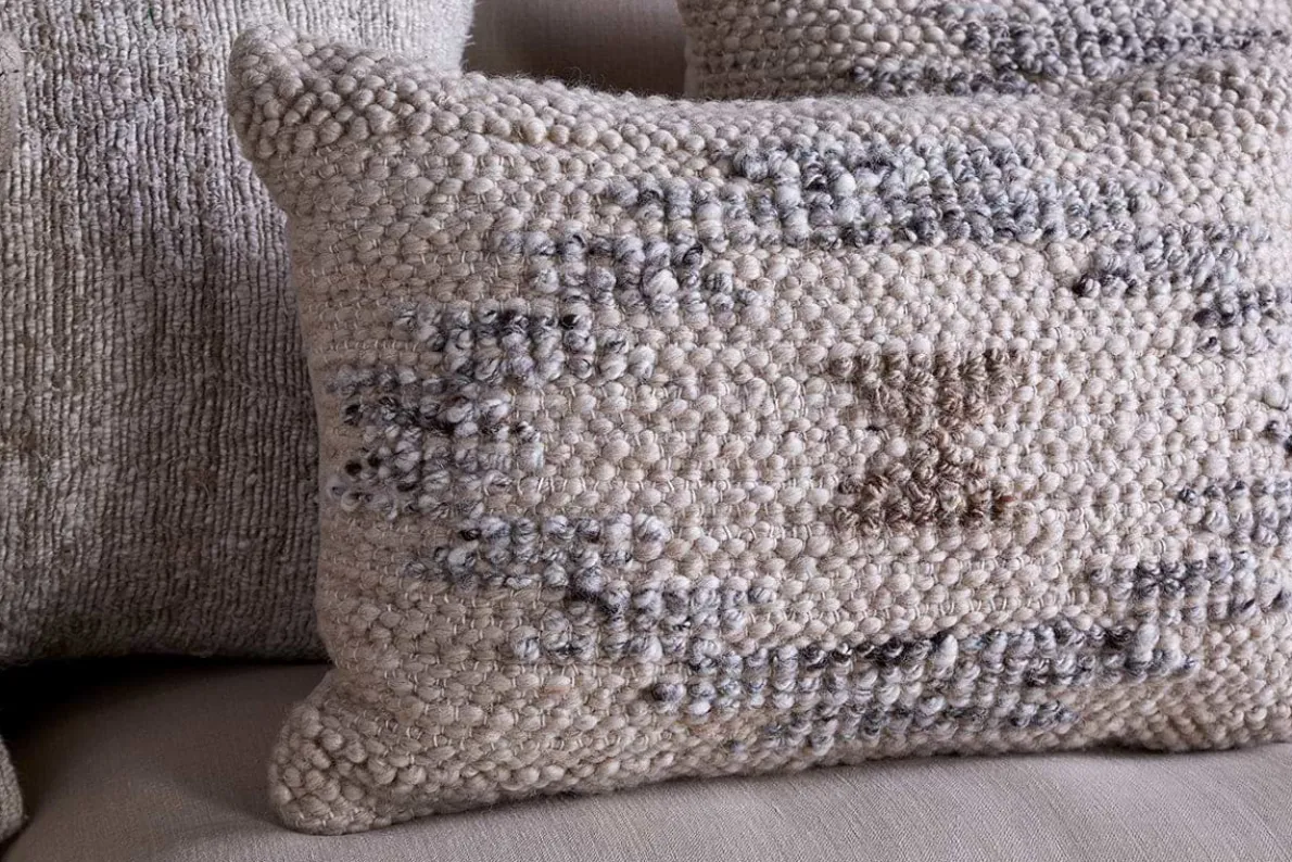Tendai Cotton & Wool Cushion Cover - Natural
