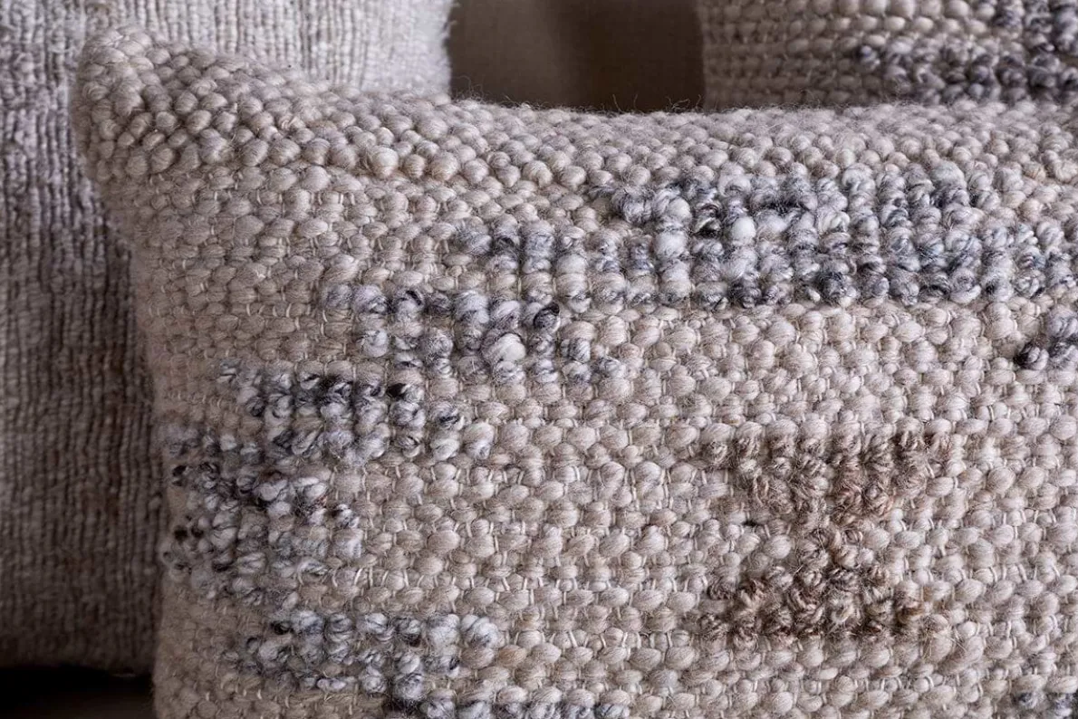 Tendai Cotton & Wool Cushion Cover - Natural