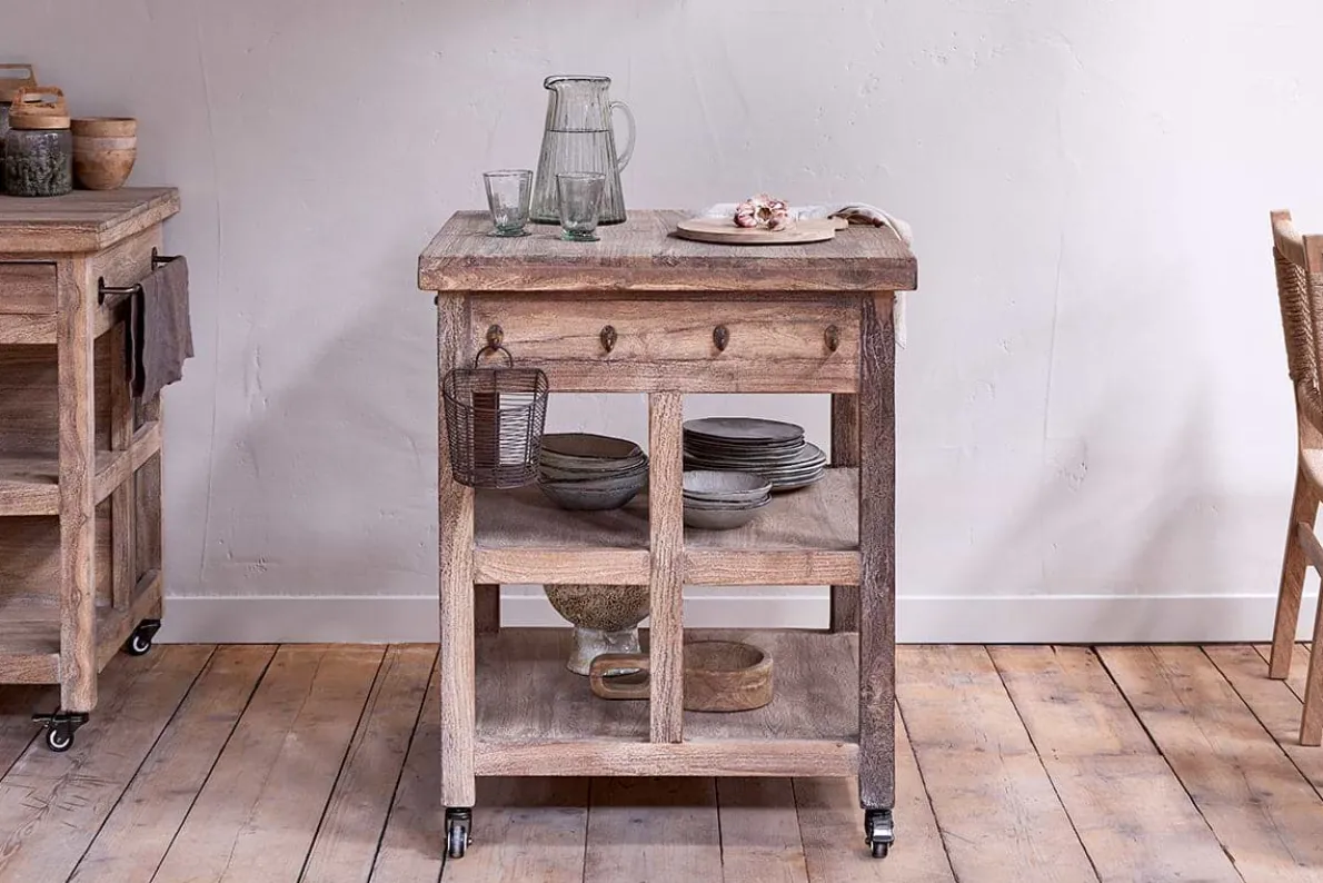 Tivu Reclaimed Wood Butchers Block - Natural