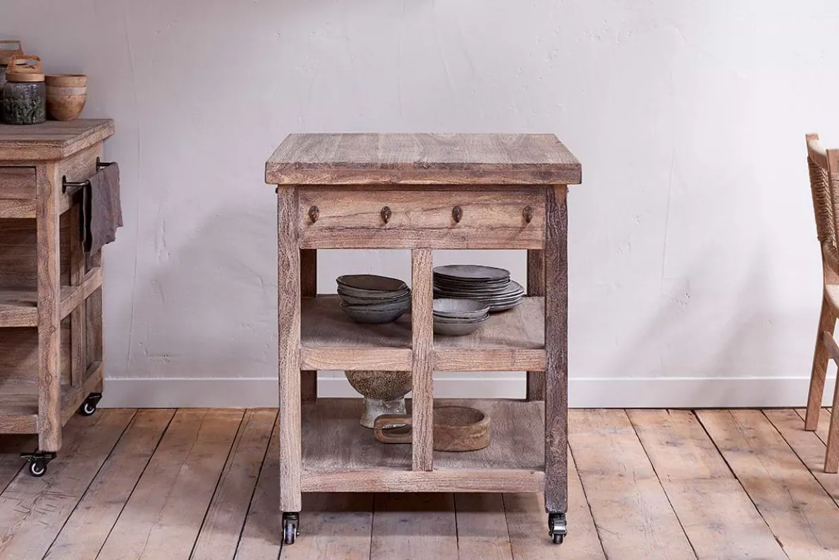 Tivu Reclaimed Wood Butchers Block - Natural