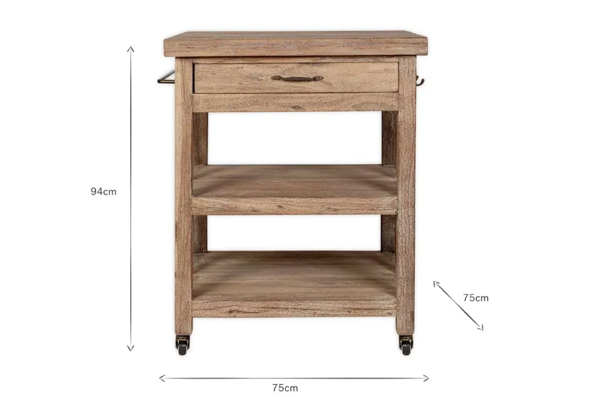 Tivu Reclaimed Wood Butchers Block - Natural