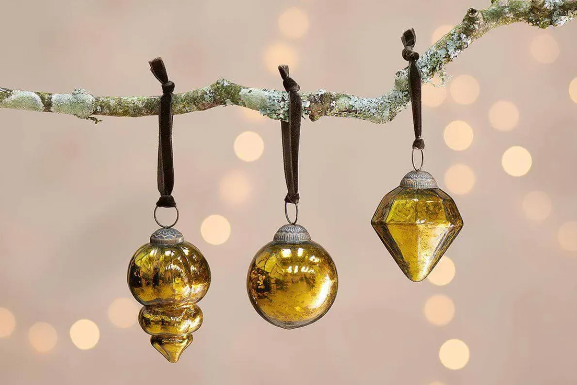 Ura Baubles - Antique Green (Set of 3)