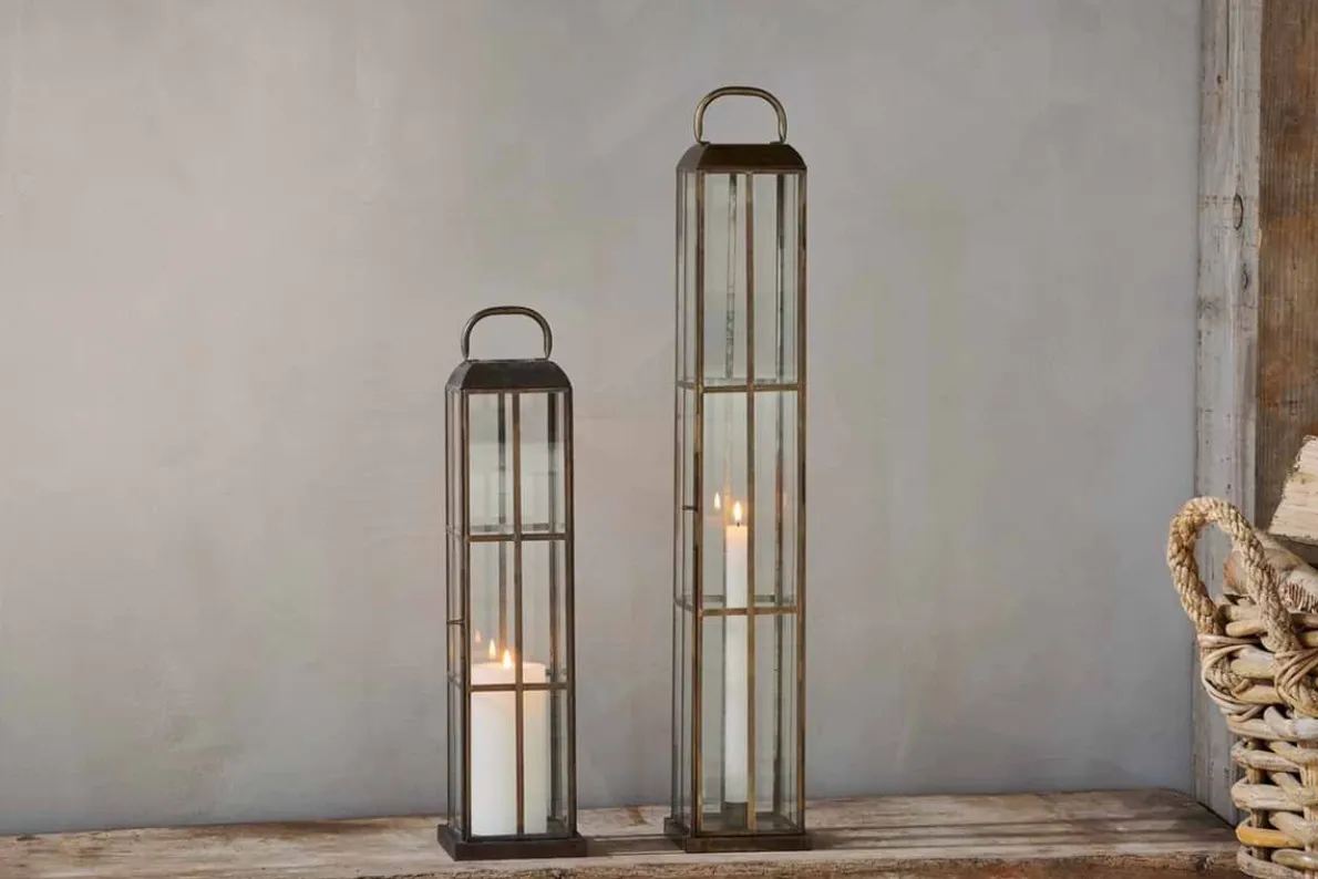 Vemula Lantern - Antique Brass