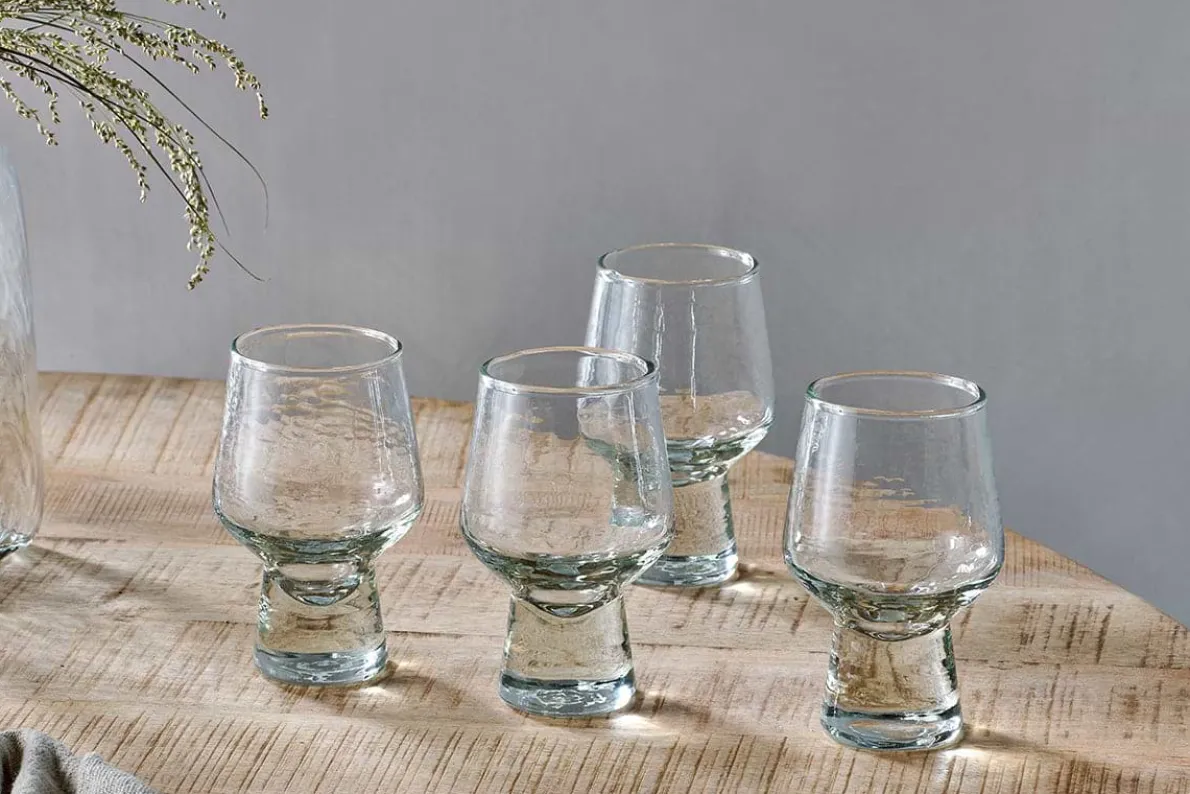 Visla Glass - Light Smoke (Set of 4)