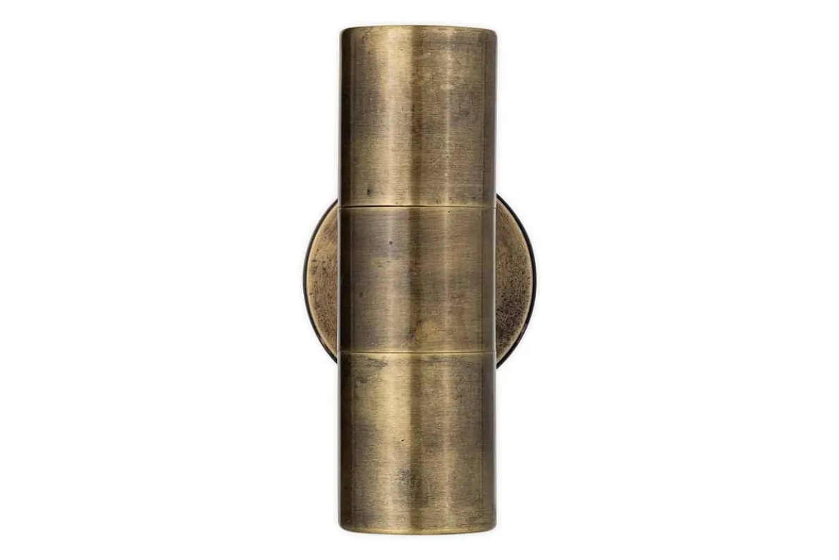 Vitla Outdoor Wall Lamp - Antique Brass
