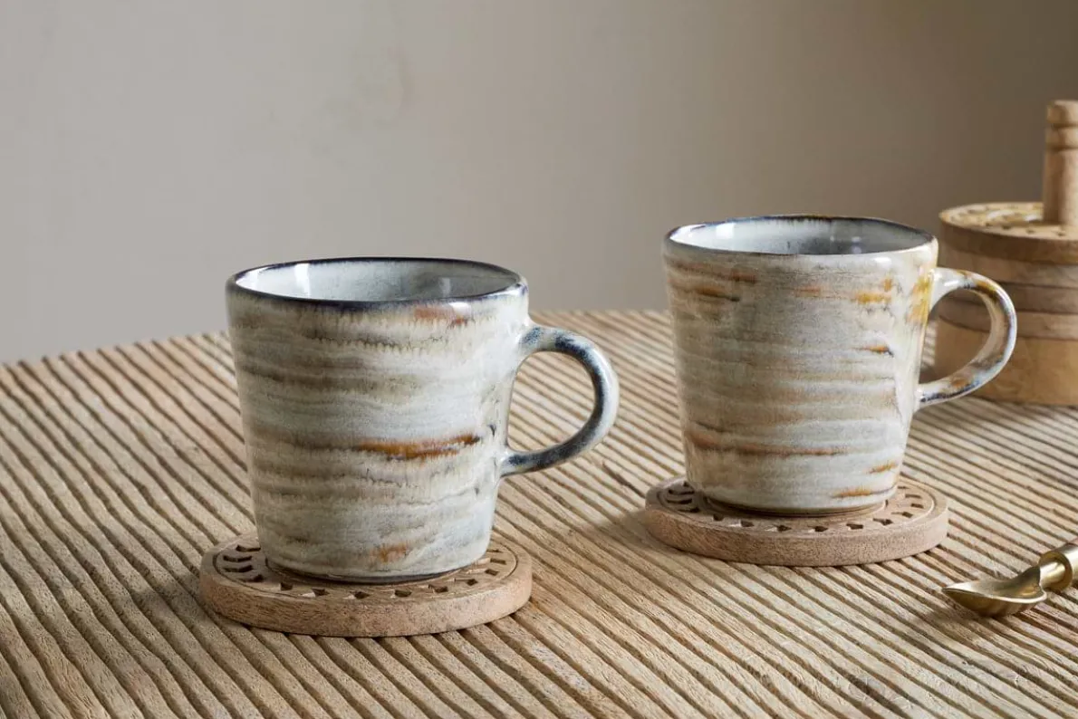 Vizo Mugs - Grey (Set of 2)