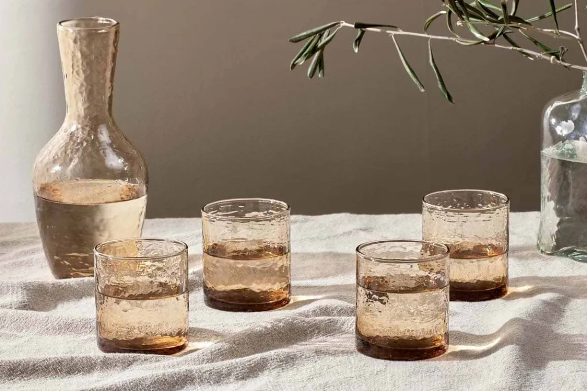 Yala Hammered Tumbler - Dusty Terracotta (Set of 4)