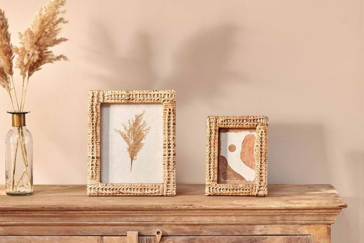 Yanis Rattan Photo Frame