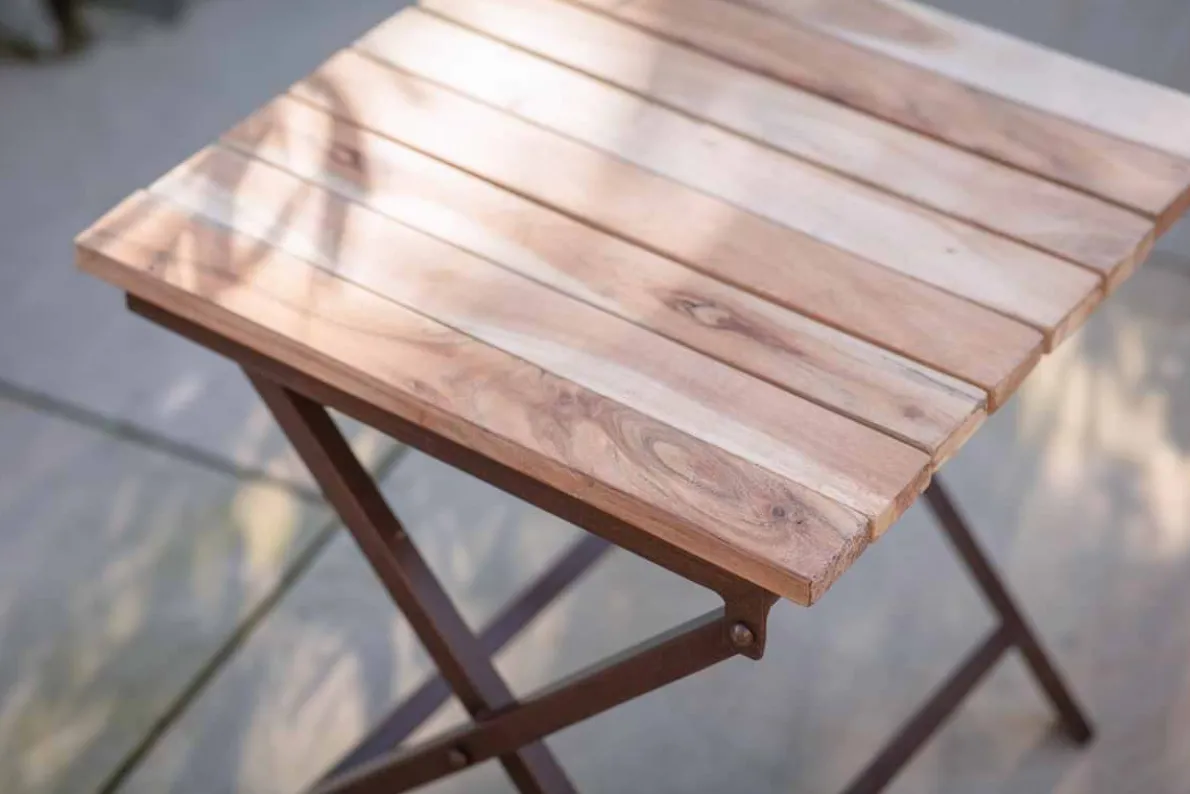 Yatin Outdoor Side Table - Natural